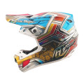 Casque troy lee designs se5 carbon lowrider gris/multi