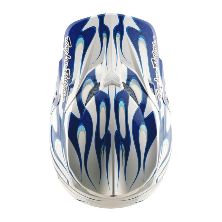 Casque TROY LEE DESIGNS SE5 Composite Torched - bleu