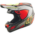 Casque TROY LEE DESIGNS SE5 Composite Stripes - noir/Infra Red