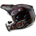 Casque TROY LEE DESIGNS SE5 Carbon Torched - noir/rouge
