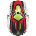 Casque TROY LEE DESIGNS SE5 Composite Stripes - noir/Infra Red