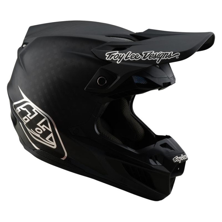 Casque TROY LEE DESIGNS SE5 Carbon Mono - noir | Oxmoto