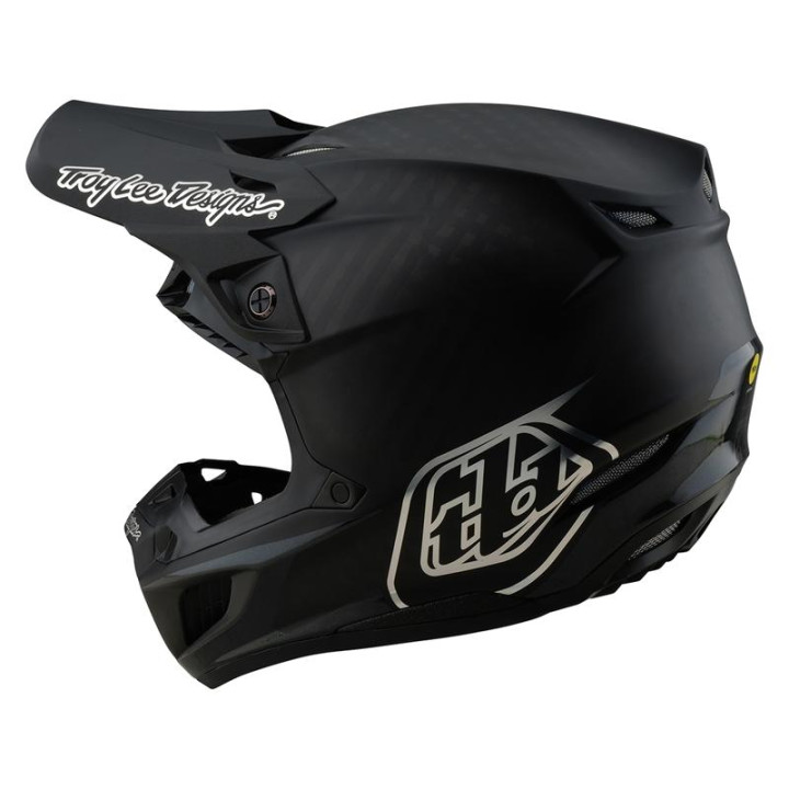 Casque TROY LEE DESIGNS SE5 Carbon Mono - noir | Oxmoto