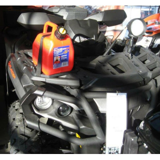 Bidon ART rack attache-rapide rouge 5L Can-Am | Oxmoto