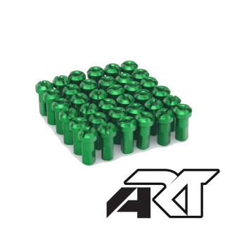Jeu de têtes de rayon HAAN WHEELS - x36 TR-GREEN | Oxmoto