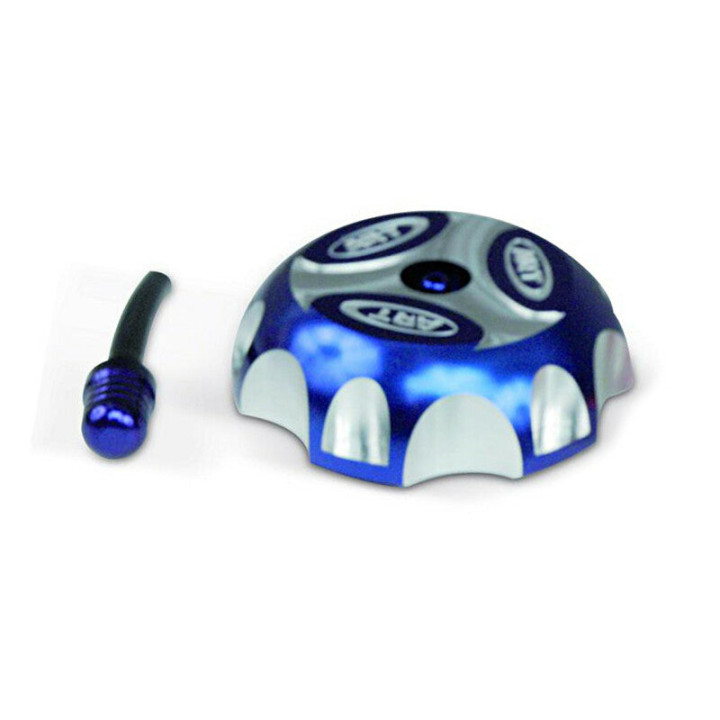 Bouchon de réservoir ART alu bleu quad | Oxmoto