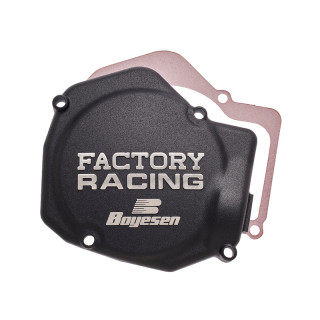 Couvercle d'allumage Boyesen Factory Racing noir Honda CR125R