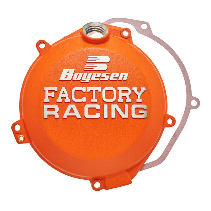 Couvercle de carter d'embrayage Boyesen factory racing orange - KTM sx85 Husqvarna tc 85