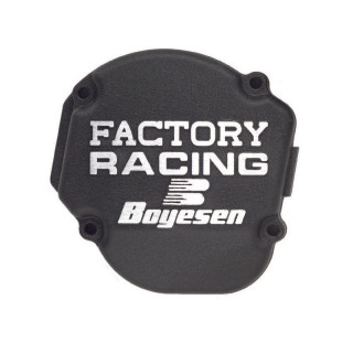 Couvercle d'allumage Boyesen Factory Racing noir - Kawasaki KX250 (90-04)
