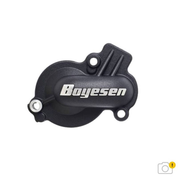 Couvercle de pompe à eau Boyesen Hyflow - noir | Oxmoto