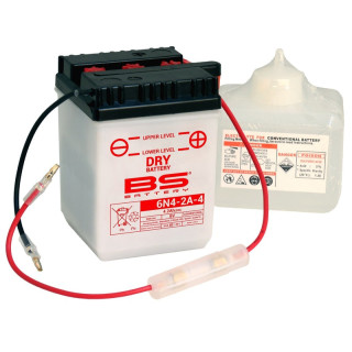 Batterie BS BATTERY conventionnelle avec pack acide - 6N4-2A-4 (6V)