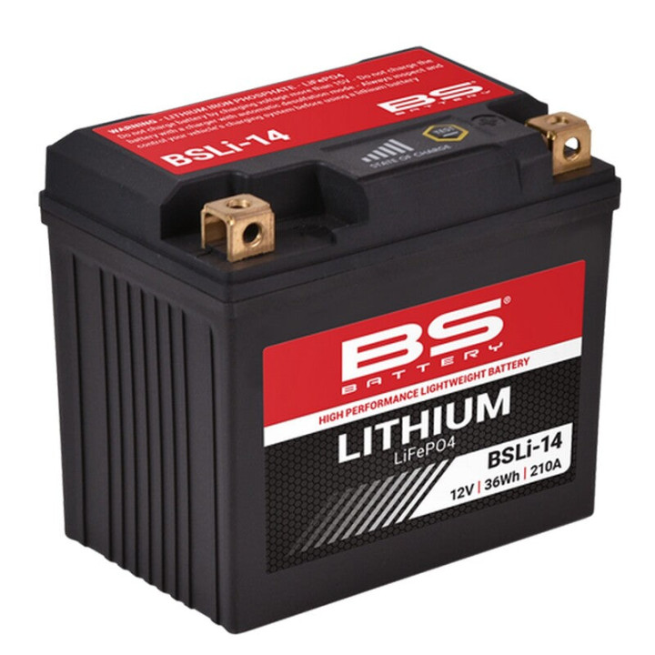 Batterie BS BATTERY Lithium-Ion - BSLI-14 | Oxmoto