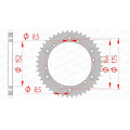Couronne AFAM acier standard 12500 - 520 1074440002 | Oxmoto