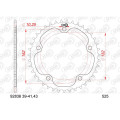 Couronne AFAM acier standard 92836 - 525 1074797003 | Oxmoto