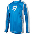 Maillot Shift white label race 2 bleu/blanc 2020 | Oxmoto