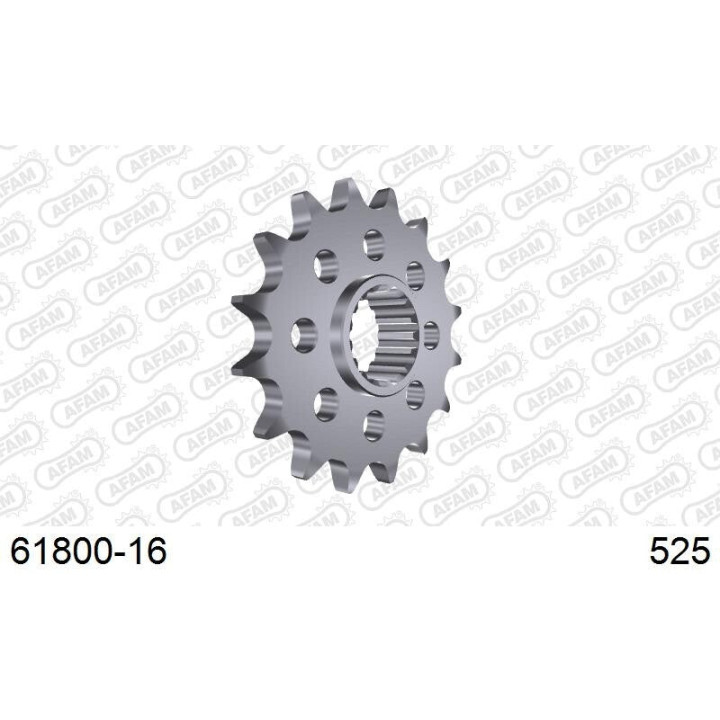 Pignon AFAM acier anti-bruit - 525 61800NR-17 | Oxmoto