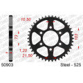 Couronne AFAM acier standard 50903 - 525 1149533001 | Oxmoto
