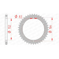 Couronne AFAM acier standard 12502 - 520 1074442003 | Oxmoto