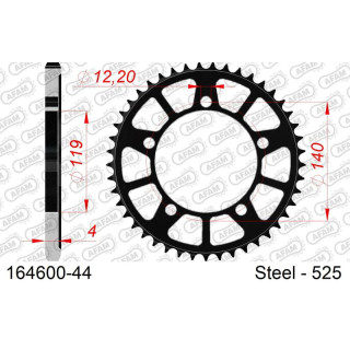 Couronne AFAM acier standard 164600 - 525 1074570003