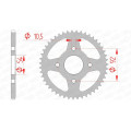 Couronne AFAM acier standard 12113 - 420 | Oxmoto