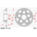 Couronne AFAM acier standard 92667 - 520 1074792002 | Oxmoto