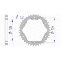 Couronne AFAM aluminium 51803 - 525 - nécessite un porte couronne AFAM 1074695005