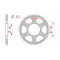 Couronne AFAM acier standard 16504 - 520 | Oxmoto