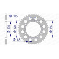 Couronne AFAM aluminium 17404520 1074603002 | Oxmoto
