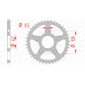 Couronne AFAM acier standard 44203 - 520 1074649001 | Oxmoto