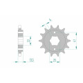 Pignon AFAM acier standard 20506 - 525 1074938003 | Oxmoto
