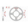 Couronne AFAM acier standard 10603 - 530 1074367004 | Oxmoto