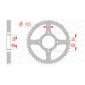 Couronne AFAM acier standard 14215 - 428 1074503001 | Oxmoto
