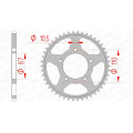 Couronne AFAM acier standard 14405 - 520 1074515001 | Oxmoto
