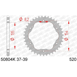 Couronne AFAM acier standard 50804k - 520 - nécessite un porte couronne AFAM