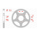 Couronne AFAM acier standard 12204 - 428 1074413001 | Oxmoto