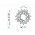 Pignon AFAM acier standard 166800 - 525 1074412001 | Oxmoto