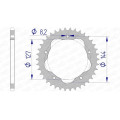 Couronne AFAM aluminium 51607 - 520 - nécessite un porte couronne AFAM 1074690005