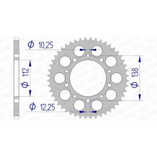 Couronne AFAM aluminium ultra-light 11509 - 520 1074394003