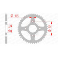Couronne AFAM acier standard 12115 - 420 1074407001 | Oxmoto