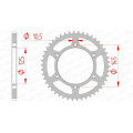 Couronne AFAM acier standard 12305 - 520 1074430002 | Oxmoto