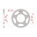 Couronne AFAM acier standard 35801 - 520 1074625001 | Oxmoto