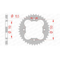 Couronne AFAM acier standard 10318 - 520 1074347001 | Oxmoto