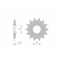 Pignon AFAM acier standard 21607 - 525 1075611001 | Oxmoto