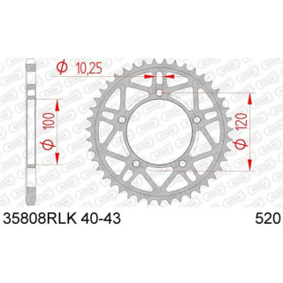 Couronne AFAM acier ultra-light 35808 - 520 1074630001