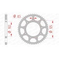 Couronne AFAM acier standard 41100 - 420 1074643001 | Oxmoto