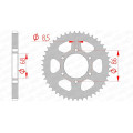 Couronne AFAM acier standard 16201 - 428 | Oxmoto