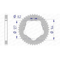 Couronne AFAM aluminium 51608 - 525 - nécessite un porte couronne AFAM 1074691004