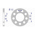 Couronne AFAM aluminium 60104 - 428 1074707001 | Oxmoto