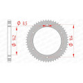 Couronne AFAM acier standard 65200 - 428 | Oxmoto