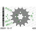 Pignon AFAM acier standard 28201 - 428 1076620002 | Oxmoto